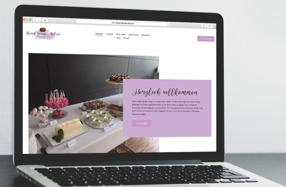 Webaufritt-Umsetzung für Theres Genuss-Atelier