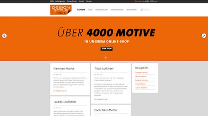 Online-Shop für design-style.ch