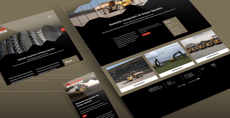 Neuer Werbeauftritt für die Schweizer Dumper Spezialisten der Hans Barmettler & Co AG