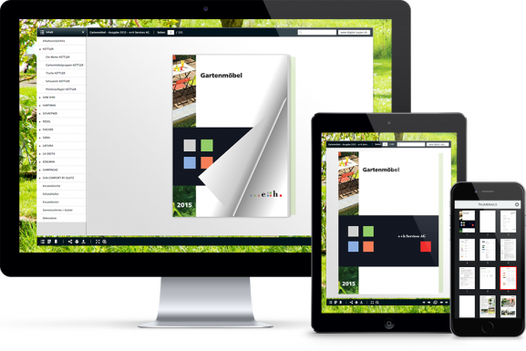 e+h Gartenmöbel Blätterkataloge - Ausgabe 2015