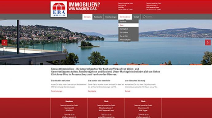 Neuer Webauftritt für Seeblick Immobilien GmbH