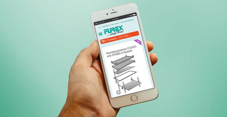 Neue Furex Webseite mit Online-Shop und responsive Design
