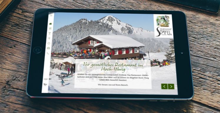 Neuer Webauftritt für das Restaurant Stäfel
