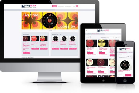 Neuer Online-Shop für ShopROSA
