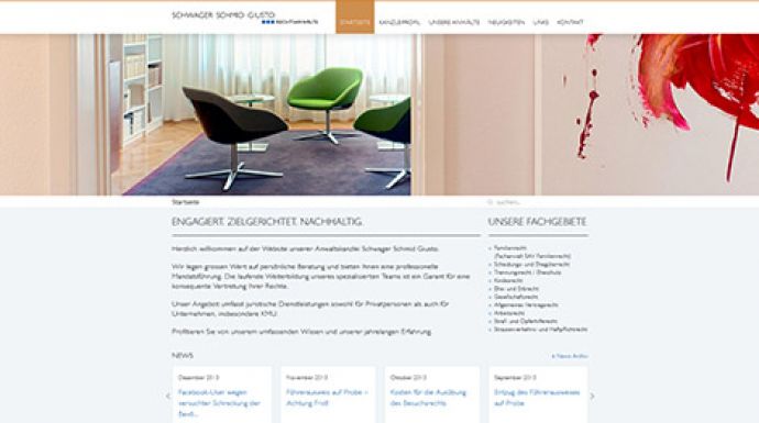 Neuer Webauftritt der Anwaltskanzlei Schwager Schmid Giusto