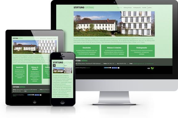 Neues Webportal für die Stiftung Grünau
