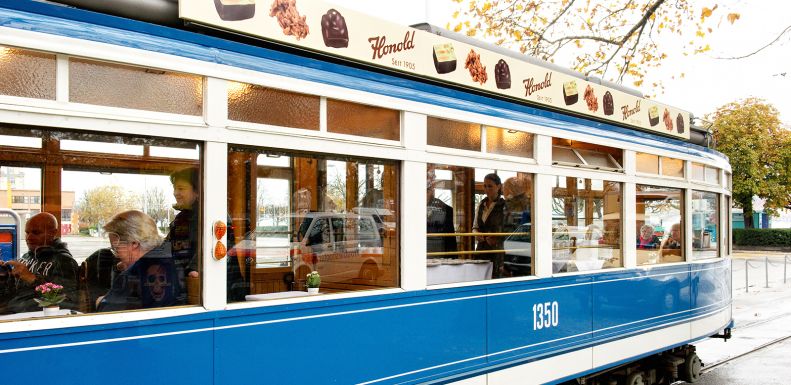 Die erste Schoggi-Tram Fahrt hat begonnen