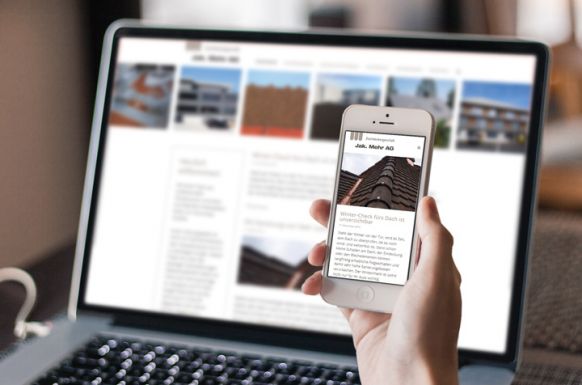 Neuer Webauftritt mit responsive Design für die Jak. Mehr AG