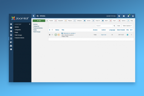 Die Arbeit an Joomla! 4.0 hat begonnen