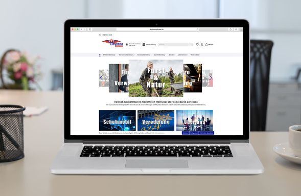 Online Shop für Daytona Workwear | Digitales Einkaufserlebnis