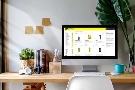 Online-Shop für Fahrzeugpflegeprodukte