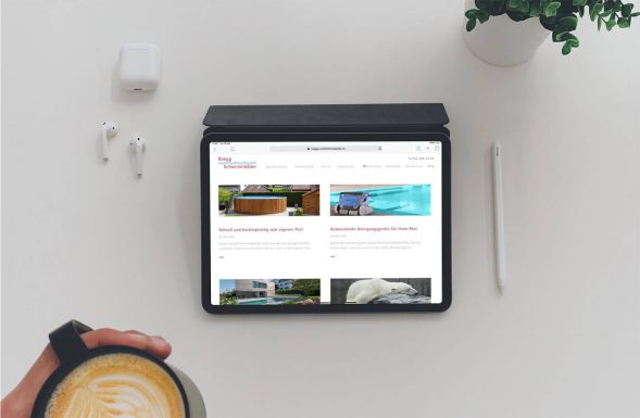 Rüegg Schwimmbäder: +911.59% Blog-Traffic