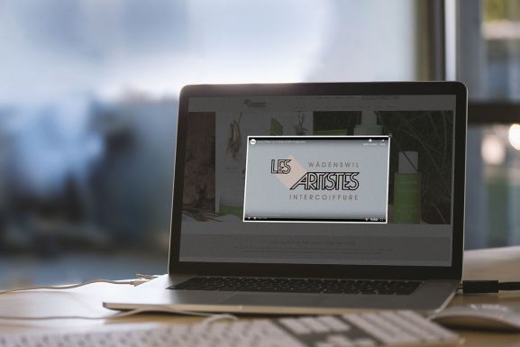 Video Popup für Intercoiffure Les Artistes in Wädenswil